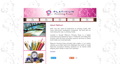 Desktop Screenshot of platinum-kuwait.com